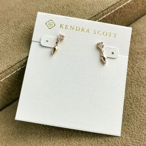 Kendra Scott Zoey / Stud Earrings Rose Gold NEW